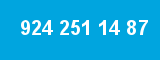 924 251 14 87 924 251 14 87